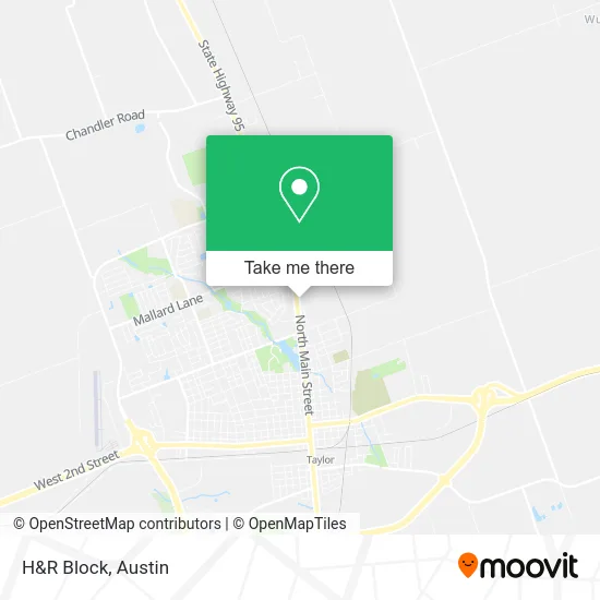H&R Block map