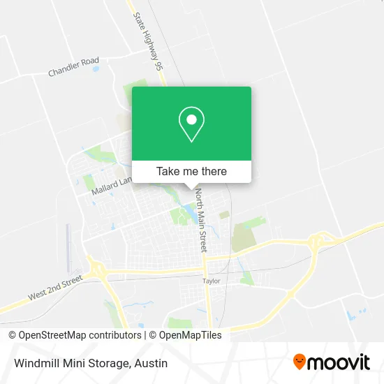 Windmill Mini Storage map