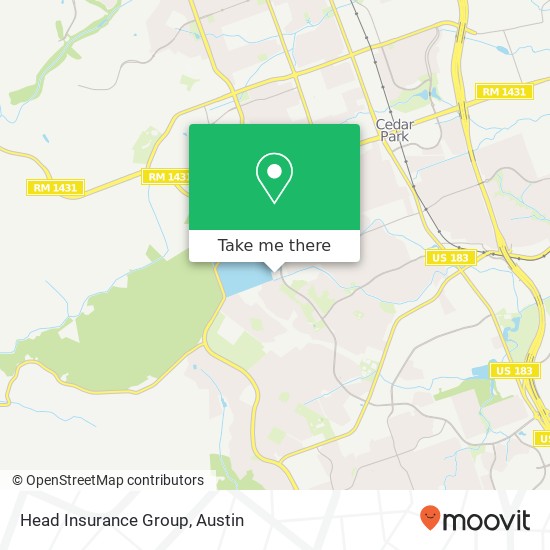 Head Insurance Group map