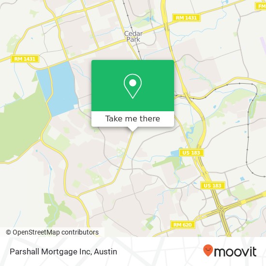 Parshall Mortgage Inc map