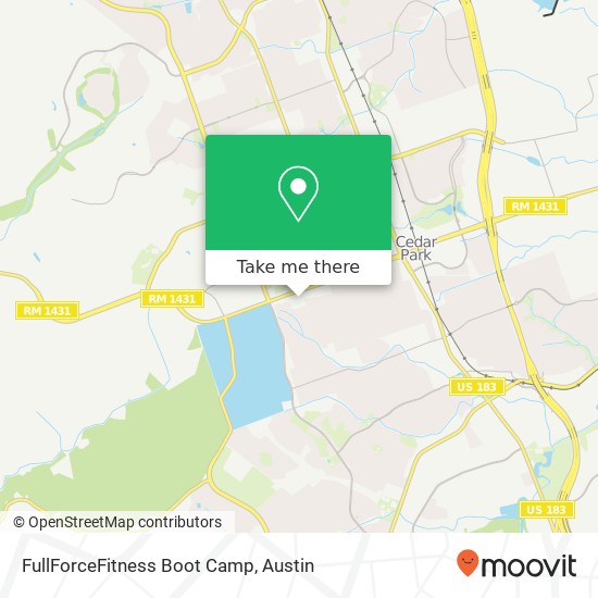 FullForceFitness Boot Camp map