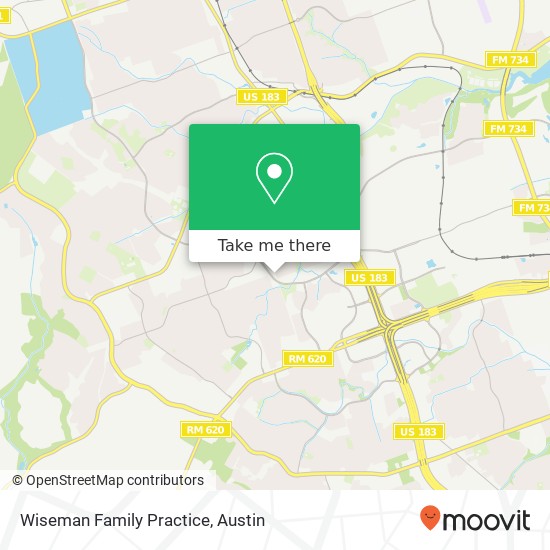 Wiseman Family Practice map