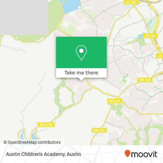 Austin Children's Academy map