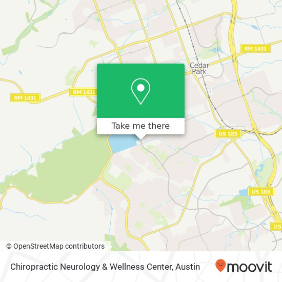 Chiropractic Neurology & Wellness Center map