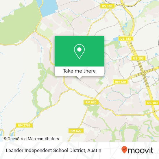 Mapa de Leander Independent School District
