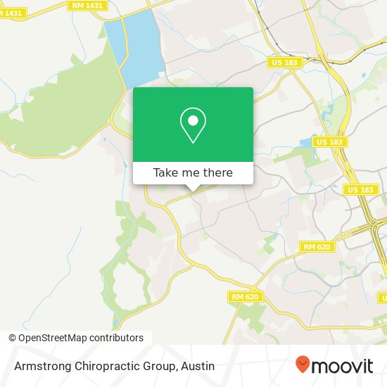 Armstrong Chiropractic Group map
