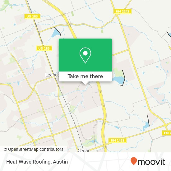 Heat Wave Roofing map