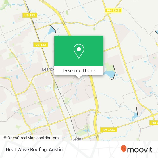 Mapa de Heat Wave Roofing