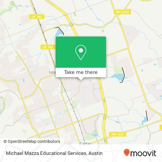 Michael Mazza Educational Services map