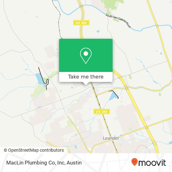 MacLin Plumbing Co, Inc map