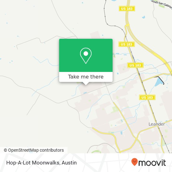 Mapa de Hop-A-Lot Moonwalks
