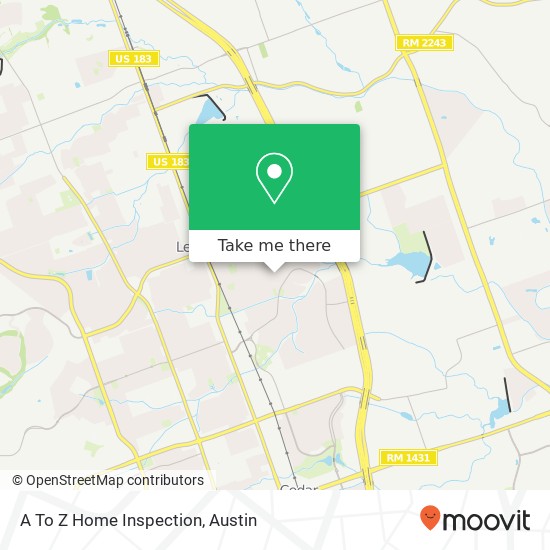 Mapa de A To Z Home Inspection