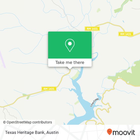 Texas Heritage Bank map