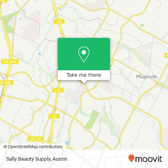 Mapa de Sally Beauty Supply