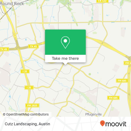 Cutz Landscaping map