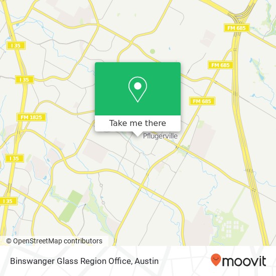 Binswanger Glass Region Office map
