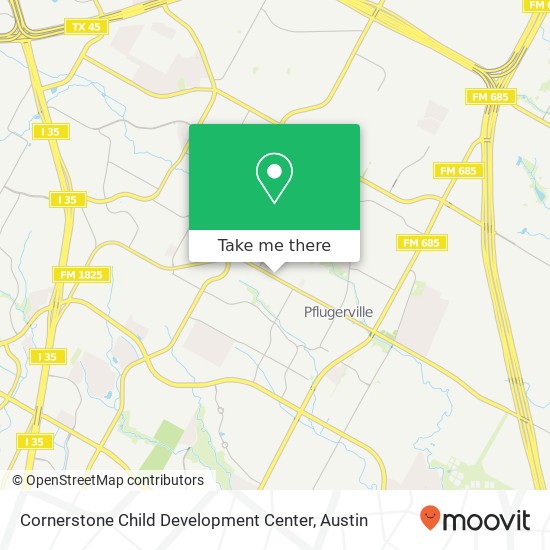 Cornerstone Child Development Center map