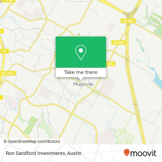 Mapa de Ron Sandford Investments
