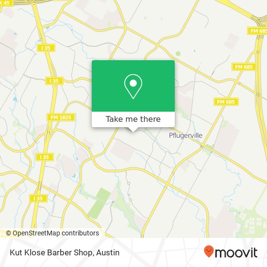 Mapa de Kut Klose Barber Shop