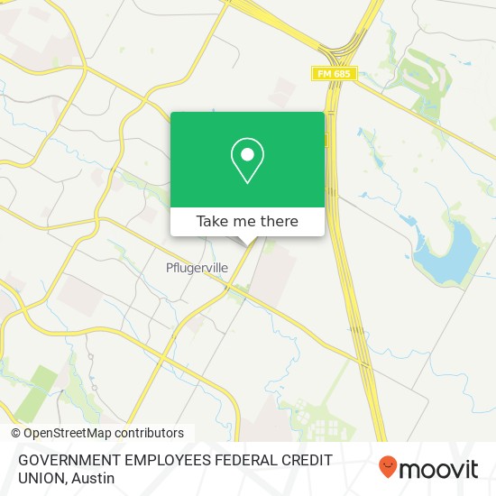 Mapa de GOVERNMENT EMPLOYEES FEDERAL CREDIT UNION