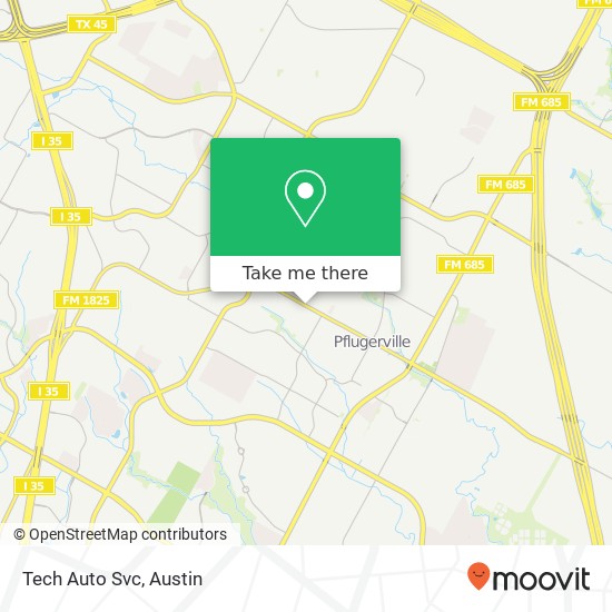 Tech Auto Svc map