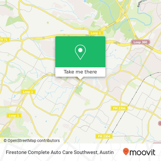 Mapa de Firestone Complete Auto Care Southwest