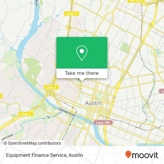 Equipment Finance Service map