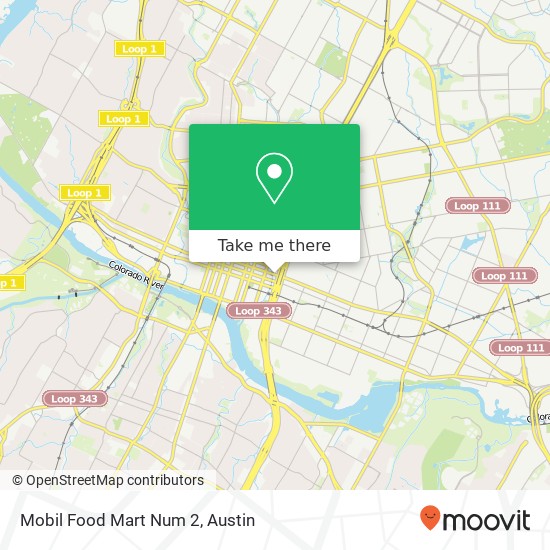 Mobil Food Mart Num 2 map
