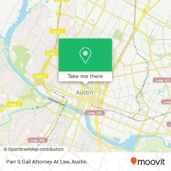 Mapa de Parr S Gail Attorney At Law