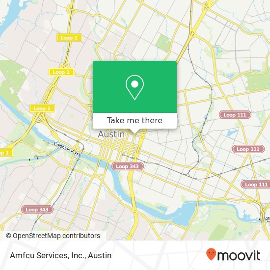 Mapa de Amfcu Services, Inc.