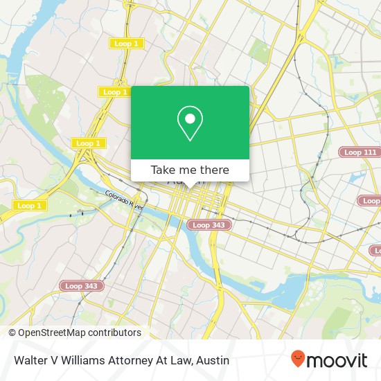 Walter V Williams Attorney At Law map