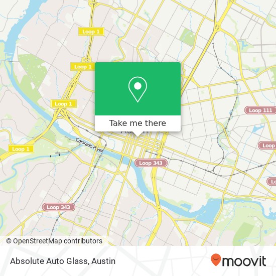 Mapa de Absolute Auto Glass