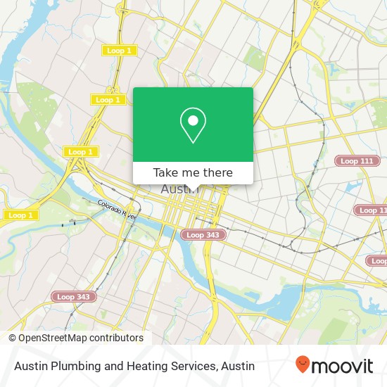 Mapa de Austin Plumbing and Heating Services