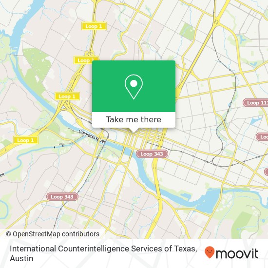 Mapa de International Counterintelligence Services of Texas