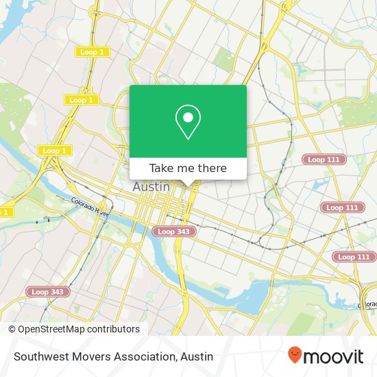 Mapa de Southwest Movers Association