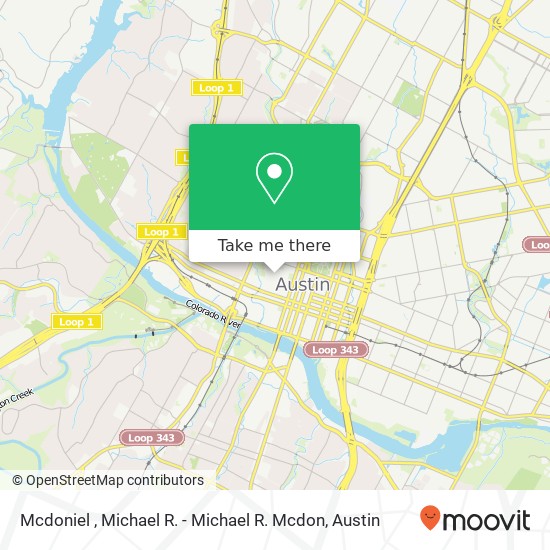 Mcdoniel , Michael R. - Michael R. Mcdon map