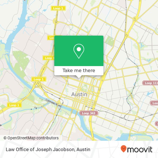 Law Office of Joseph Jacobson map