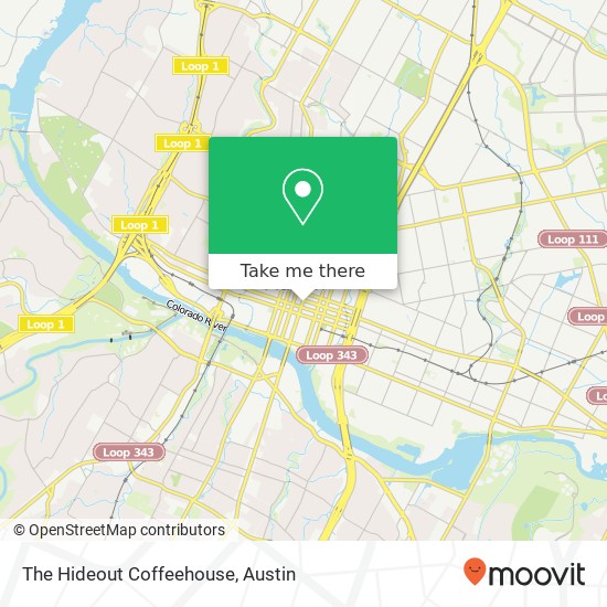 The Hideout Coffeehouse map