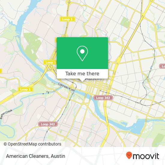 American Cleaners map