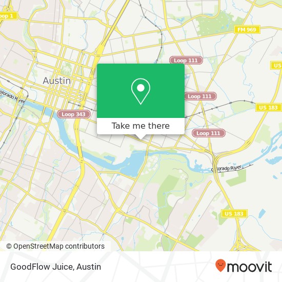 Mapa de GoodFlow Juice