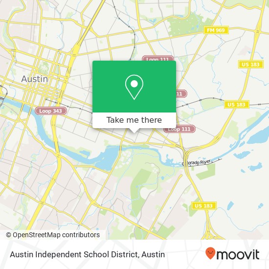 Mapa de Austin Independent School District