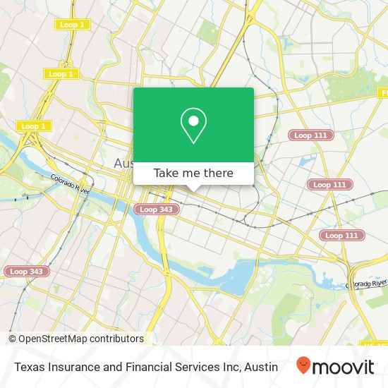 Mapa de Texas Insurance and Financial Services Inc