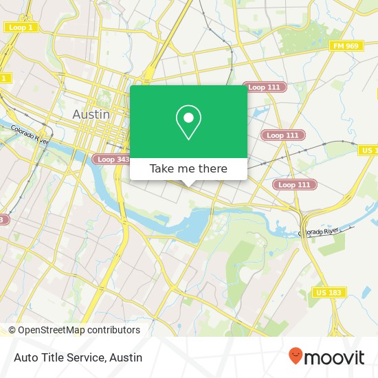 Auto Title Service map