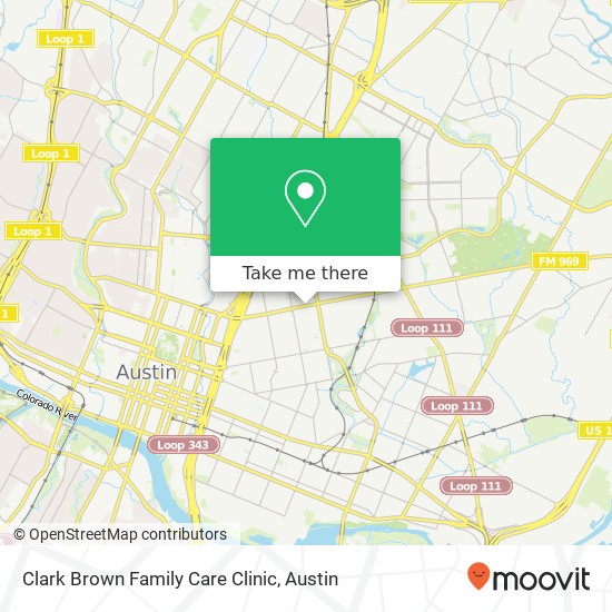 Clark Brown Family Care Clinic map