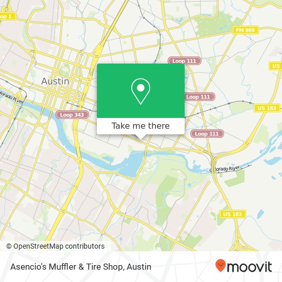 Mapa de Asencio's Muffler & Tire Shop