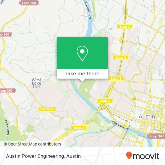 Austin Power Engineering map