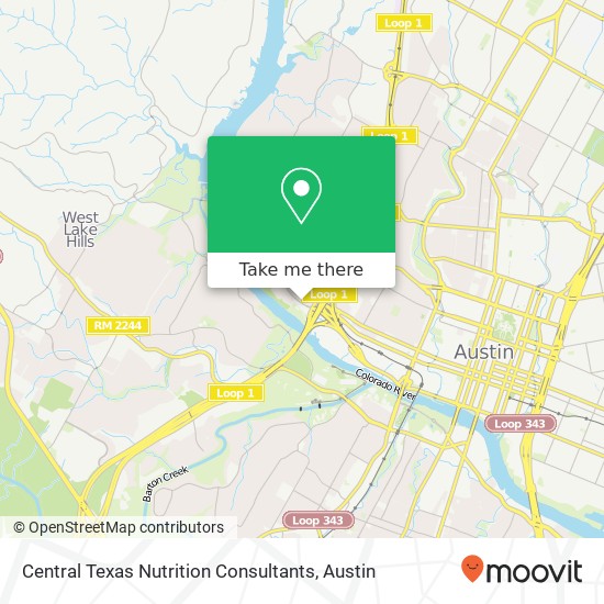 Central Texas Nutrition Consultants map