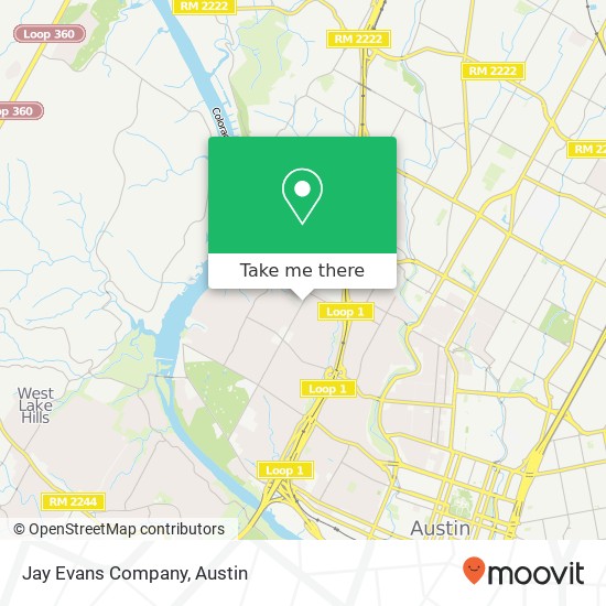 Jay Evans Company map