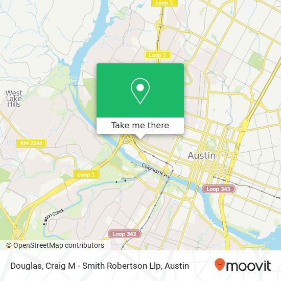 Douglas, Craig M - Smith Robertson Llp map