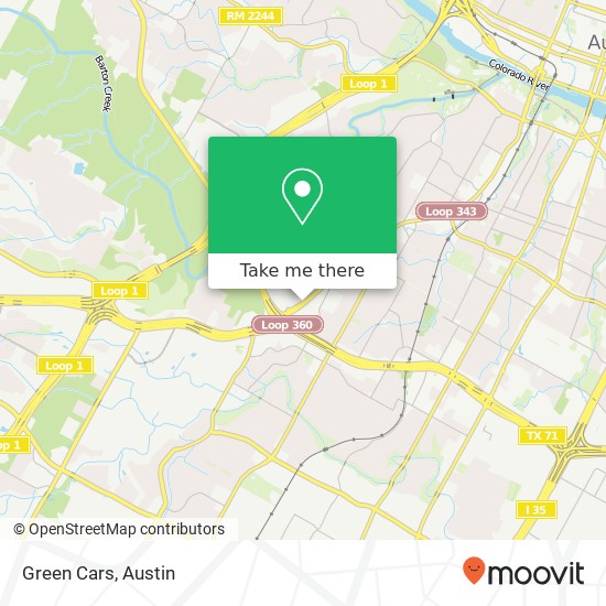 Green Cars map